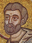 Apostle Mark, Detail Mosaic The Eucharist, St. Sophia Cathedral in Kiev