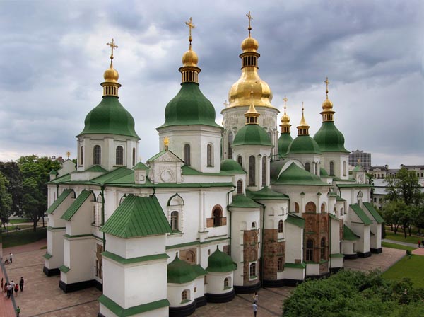 Софія Київська Вид собору з південного сходу