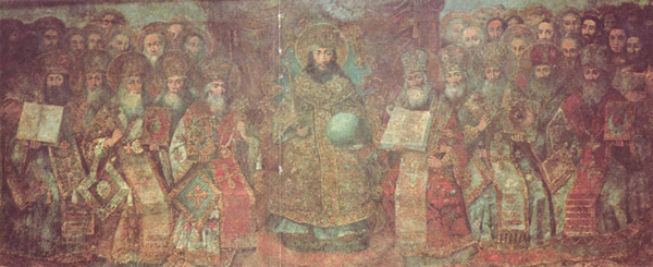 композиция масляными красками Софийский Собор