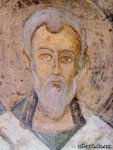 Fresco unknown Saint St. Sophia Cathedral in Kiev